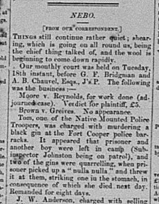 Peak Downs Telegram, 1 September 1868, p2